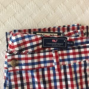 Vineyard Vines Men's Red White & Blue pants